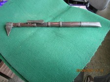 Japanese Tobikuchi Firefighting Hook Iron Head Wood Shaft Old Hand Tool picture