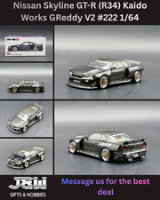 Kaido House x Mini GT Nissan Skyline GT-R (R34) Kaido Works GReddy V2 #222 1/64 picture
