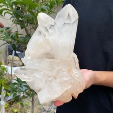 10lb Natural Clear White Quartz Crystal Cluster Rough Healing Specimen picture