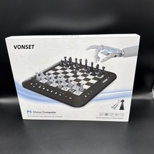 Vonset P6 Electronic Magnetic Talking Smart Chess Set Board w/ LED & AI *OPENBOX picture