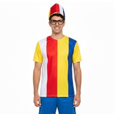 Adult Men's Hot Dog on a Stick Uniform Costume picture