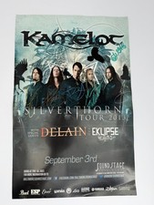 Kamelot Signed Poster Autographed Silverthorn Tour 2013 Baltimore MD Soundstage picture