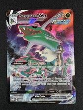2022 Pokemon Silver Tempest Trainer Gallery Rayquaza VMAX Ultra Rare TG20/TG30 picture