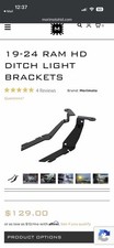 Morimoto Ditch Light Brackets Set of 2  Ram 2500 19-24 picture