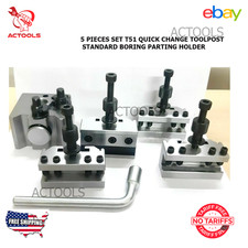 T51 Quick Change Toolpost Standard Boring Parting Holder Set 5 Pcs USA  ACTOOLS picture
