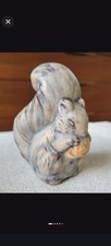 A Rare WELLER Pottery Muskota Squirrel figurine 3.5 inches ht and in mint condt picture