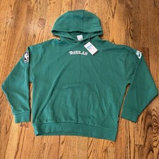 Nike Dallas Mavericks 25/26 Hardwood Classics Pullover Green Hoodie Size Large picture