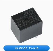 1/10/20/50Pcs Black Mini PCB Power Relays HK3FF-DC5V 12V 24V-SHG 10A 5-Pin Relay picture