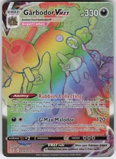 Garbodor VMAX 216/203 Rainbow Rare Evolving Skies Near Mint picture