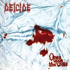 Deicide - Once upon the Cross [Milky Clear with Blood Splatter Vinyl] picture