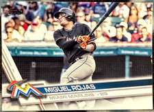 QTY Miguel Rojas 2017 Topps Rookie Card RC #509 Miami Marlins Dodgers Hero picture