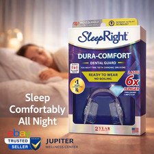 SleepRight Dura-Comfort Dental Guard Mouth Guard Teeth Grinding Protection NEW picture