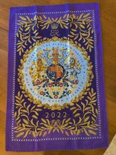 Official Royal Collection Platinum Jubilee Queen Elizabeth Tea Towel 2022 picture
