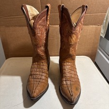 Vintage Cuadra Western Authentic Alligator Cowboy Boots Men’s Size 10 picture