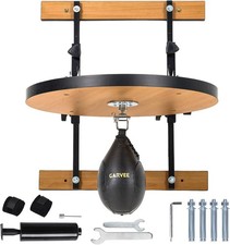 Boxing Speed Bag Platform for Punching Practice with 24 Inch Wide Board Black picture