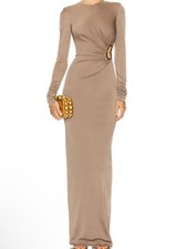 REBECCA VALLANCE Misha Long Sleeve Maxi Dress US 6 picture