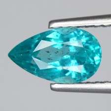 1.25 Cts Natural Paraiba Blue Apatite Pear Shape Loose Gemstone picture
