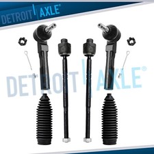 Inner Outer Tie Rod Ends Steering Boots for Chevrolet Silverado GMC Sierra 1500 picture
