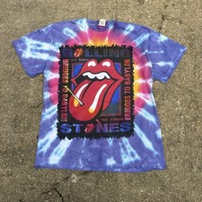Vintage 1997 Rolling Stones Bridges to Babylon Tour Tie Dye band tee picture