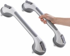 TAILI Grab Bars for Bathtubs and Showers 2 Pack Suction Grab Bar Heavy Duty grey picture