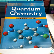 Quantum Chemistry Donald A. McQuarrie Paperback Textbook Adult Education picture