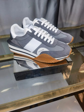 TOM FORD Grey White James Casual Footwear For Men   picture