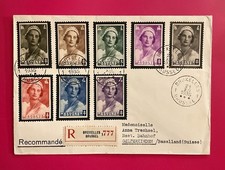 Stunning Belgium Queen Astrid 1935 Reg#777 Cover To Switzerland picture