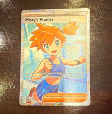 *MINT* Misty's Vitality Full Art - Pitch Black - 111/084 picture