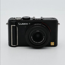 Panasonic Lumix LX3 Black 10MP 24mm F2.0 Leica Lens CCD 1080p Camera Used picture