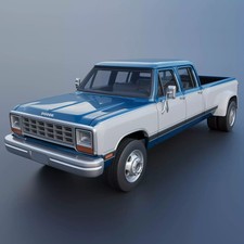 3D Printed RC CAR 1983 W350  Dually 1/10 Body Fits CEN F-450 picture