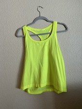 Lululemon Neon Yellow Racerback Tank, Size M picture