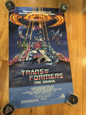 Vintage 1986 The Transformers: The Movie Original Movie Poster 36x22 rolled picture