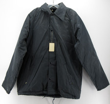 VGT JC Penney Jacket Men XL Blue Navy Coach Windbreaker Pile Fleece Lined NWT * picture