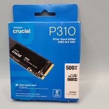 Micron Crucial P310 PcLe Gen4 NVMe 2280 M.2 SSD 500GB picture