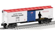 LIONEL 6-29998 U.S. NATIONAL GUARD BOX CAR BOXCAR MADE IN USA MIB picture
