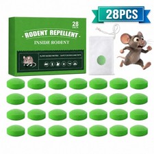 Natural Rodent Repellent Peppermint Sachets 28 Pack Mouse Mice Pest - US picture