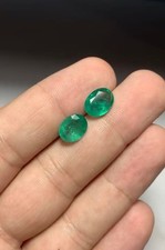 Natural Zambian Emerald Gemstone: 5.59 Ct Oval Cut Vivid Green for Ring/Jewelry picture