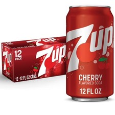 7UP Caffeine Free Cherry Soda Pop, 12 fl oz, 12 Pack Cans picture