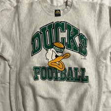 vintage Oregon ducks football sweatshirt reprint unisex  AN64521 picture