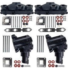 Exhaust Manifold Tall Riser For MerCruiser 4.3L V6 Dry Joint 864591T02 864612T02 picture