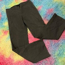 The Limited Dress Pants Womens 6 Short Gray Flare Stretch Trousers picture