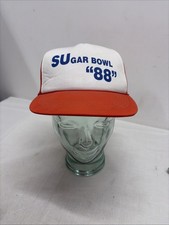 Vintage Syracuse Trucker Snapback 1988 Sugar Bowl - Foam & Rope ‘88’ ORANGE OSFA picture