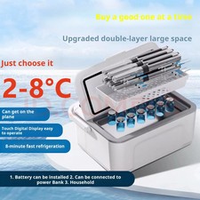 Insulin Refrigerator Portable Double-Layer with Large LED Screen 12V picture