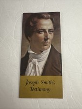 Vtg 1964 NYC World's Fair Handout Joseph Smith Norman Church Founder picture