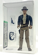 1982 Kenner Indiana Jones Indy AFA 80 NEW LASERED CASE vintage loose ROTLA picture
