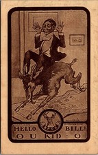 1909 BPOE Elks Fraternal Hello O-U-Kid-O Bill Arthur L. Wise Postcard picture