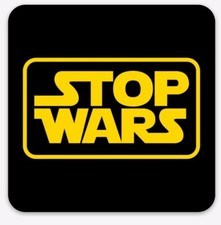 NO WAR with IRAN 🇮🇷 Stickers *WORLDWIDE 🌐 SHIPPING* picture