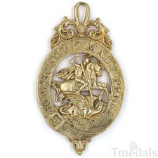 Large 84.9mm British Order of the Garter Lesser George Badge – Museum Replica picture