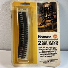 Vintage Hoover Dial A Matic & Convertible Agitator Brushes 1977 # 160646 NEW Pkg picture
