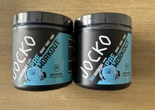 TWO -2 Jocko Fuel Ultimate Pre Workout Powder Blue Raspberry 13.97 Oz NEW SEALED picture